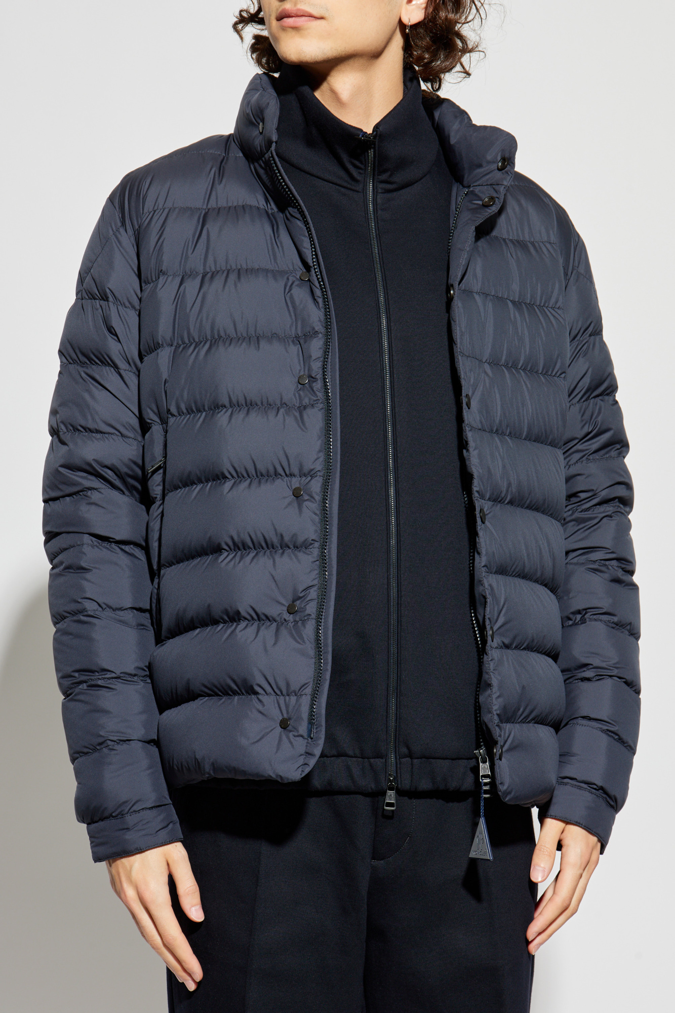MONCLER 2025/26秋冬新作 レザーロゴ付きダウンジャケット LYCO Moncler Down jacket